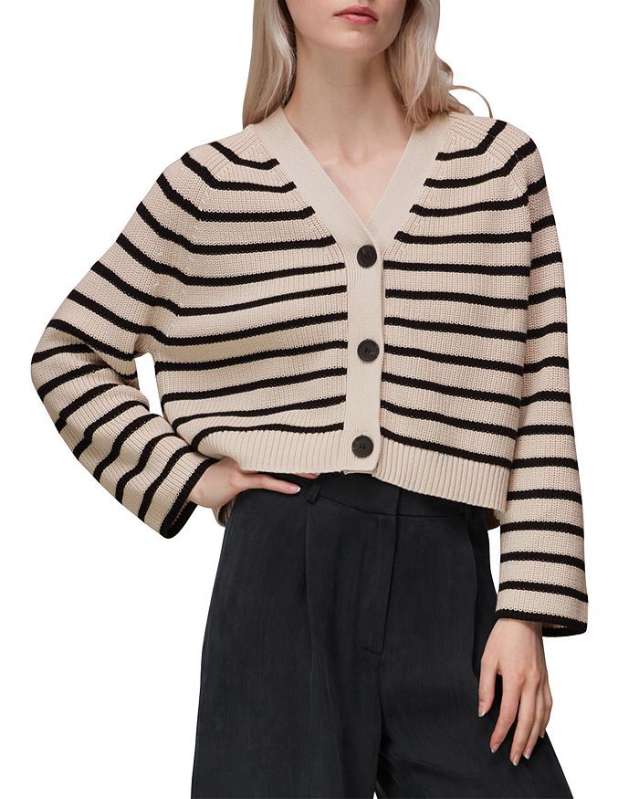 Striped Cotton Cardigan | Bloomingdale's (US)