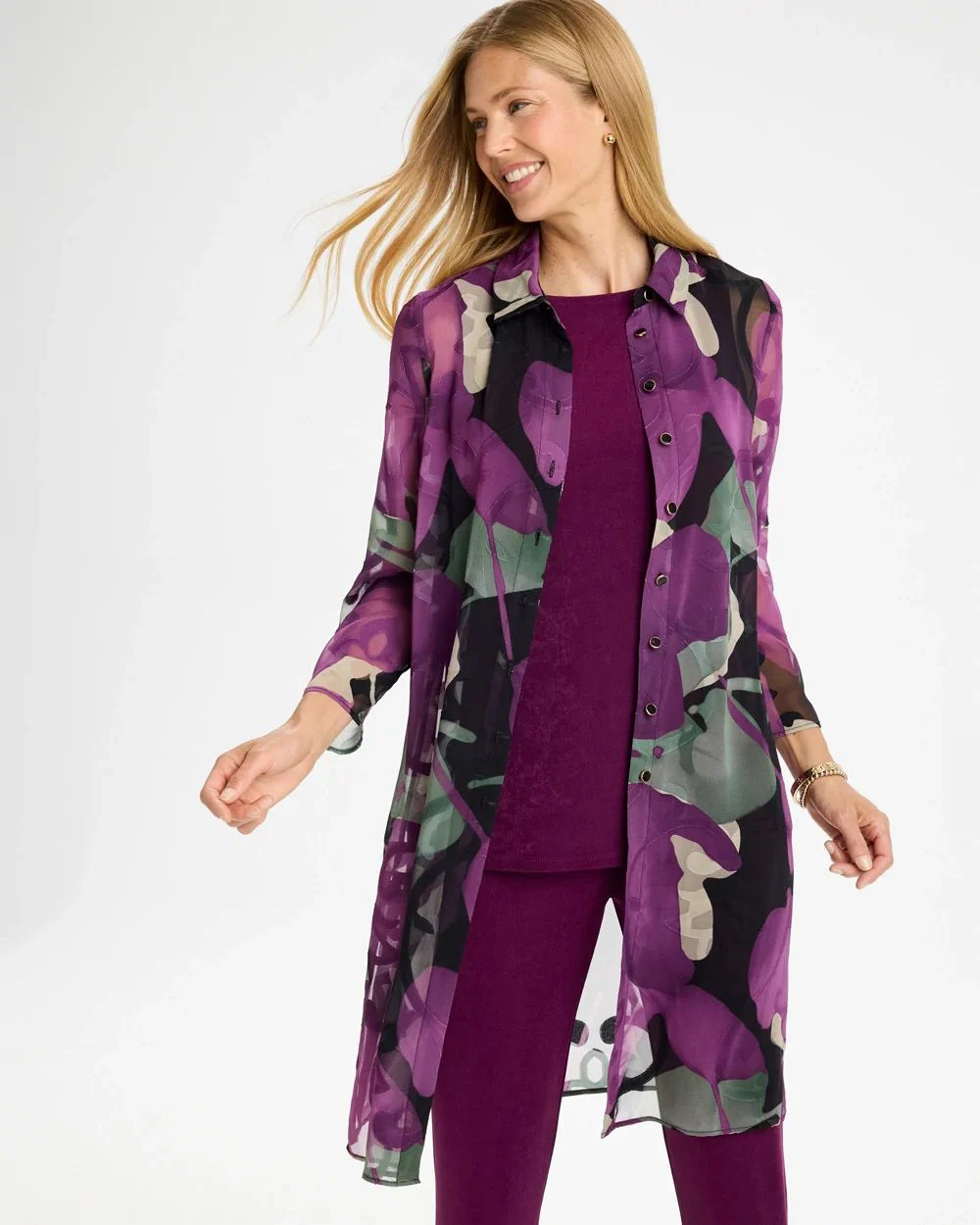 Travelers™ Collection Burnout Topper | Chico's