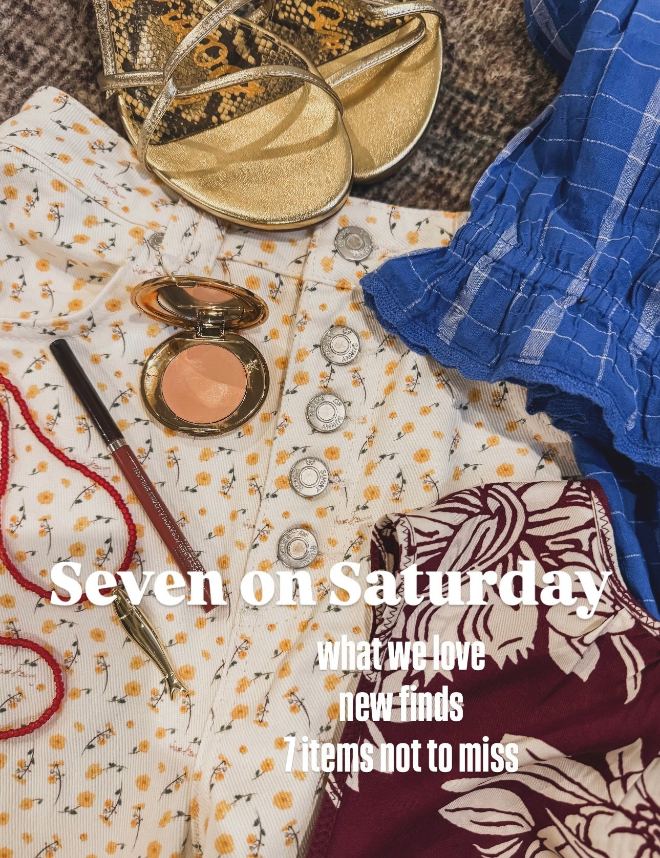 7 items I’m loving this week. New finds. Seven on Saturday. 
Tops XS. Jeans UK6 (US2). Sandals TTS
Lip liner: Velvet Teddy. Color corrector: Fair

#LTKSeasonal #LTKOver40