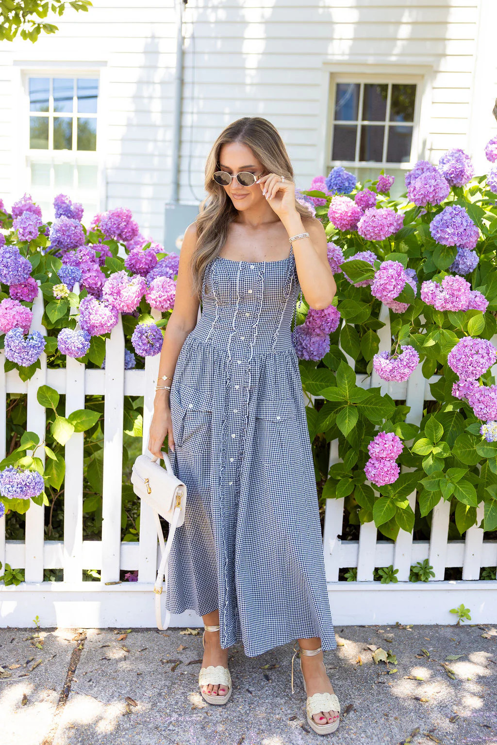 Hearts Full Gingham Maxi | Shop Your Darling Style