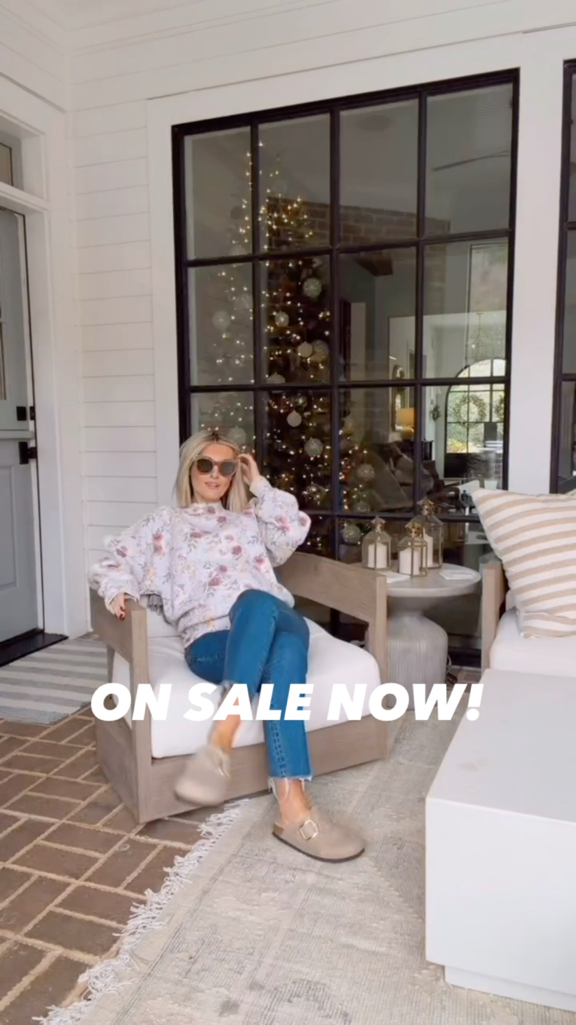 This floral sweatshirt has a matching sweatpant! Such a cute lounge set! I just styled the sweatshirt here with maternity jeans! Use AFLOVERLY for an extra 15% off! Wearing M/25!

Loverly Grey, Abercrombie, sale alert, gift guide, gift ideas, floral sweatshirt, matching set, lounge set, loungewear, travel outfit ideas  

#LTKSaleAlert #LTKHoliday #LTKGiftGuide