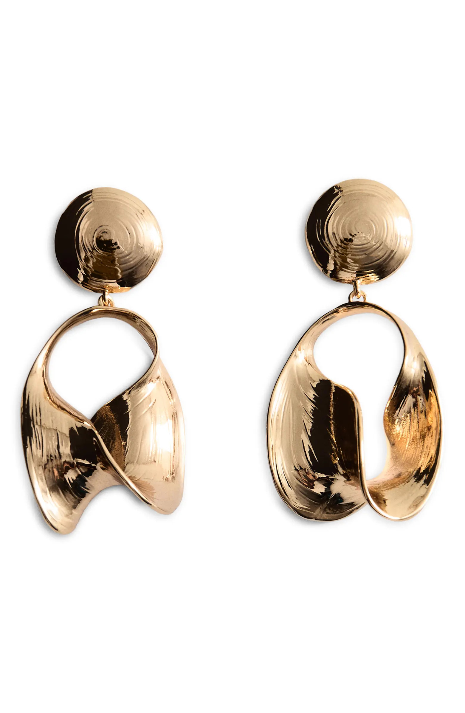 MANGO Pendant Clip-On Earrings | Nordstrom | Nordstrom