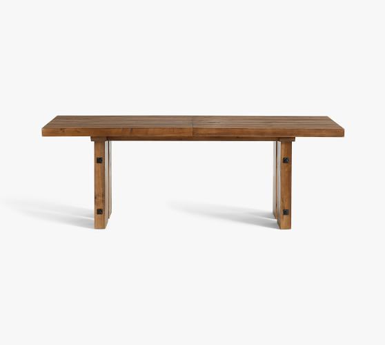North Reclaimed Wood Extending Dining Table | Pottery Barn (US)
