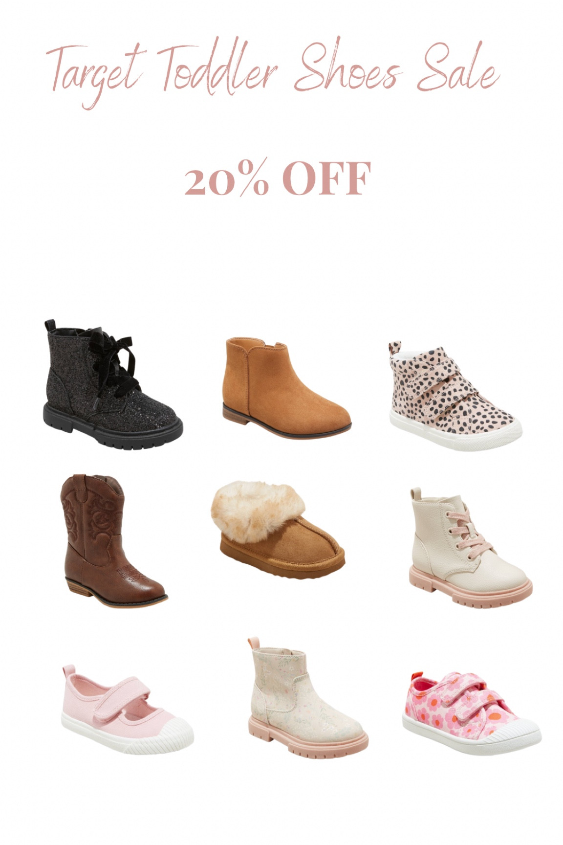 Target toddler fall/winter shoes 20% off 😍 

#LTKHolidaySale #LTKkids #LTKfindsunder50