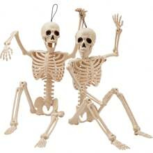 JOYIN PCS Halloween Skeletons Full Body Posable Skeletons Human Plastic Bones With Movable Joints For Spooky Indoor And Outdoor Decorations | SHEIN