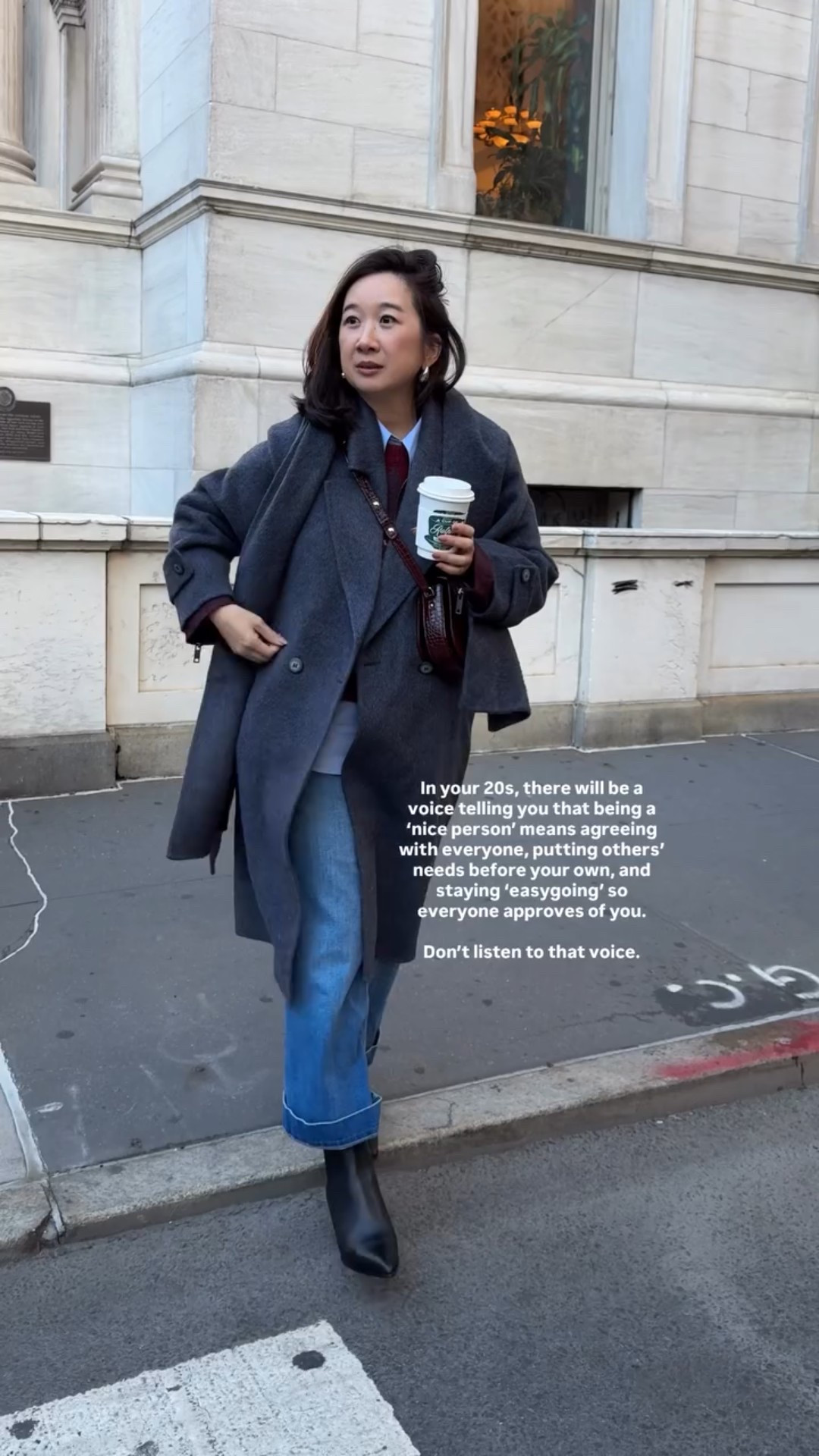 Wool coat weather 

#LTKSeasonal