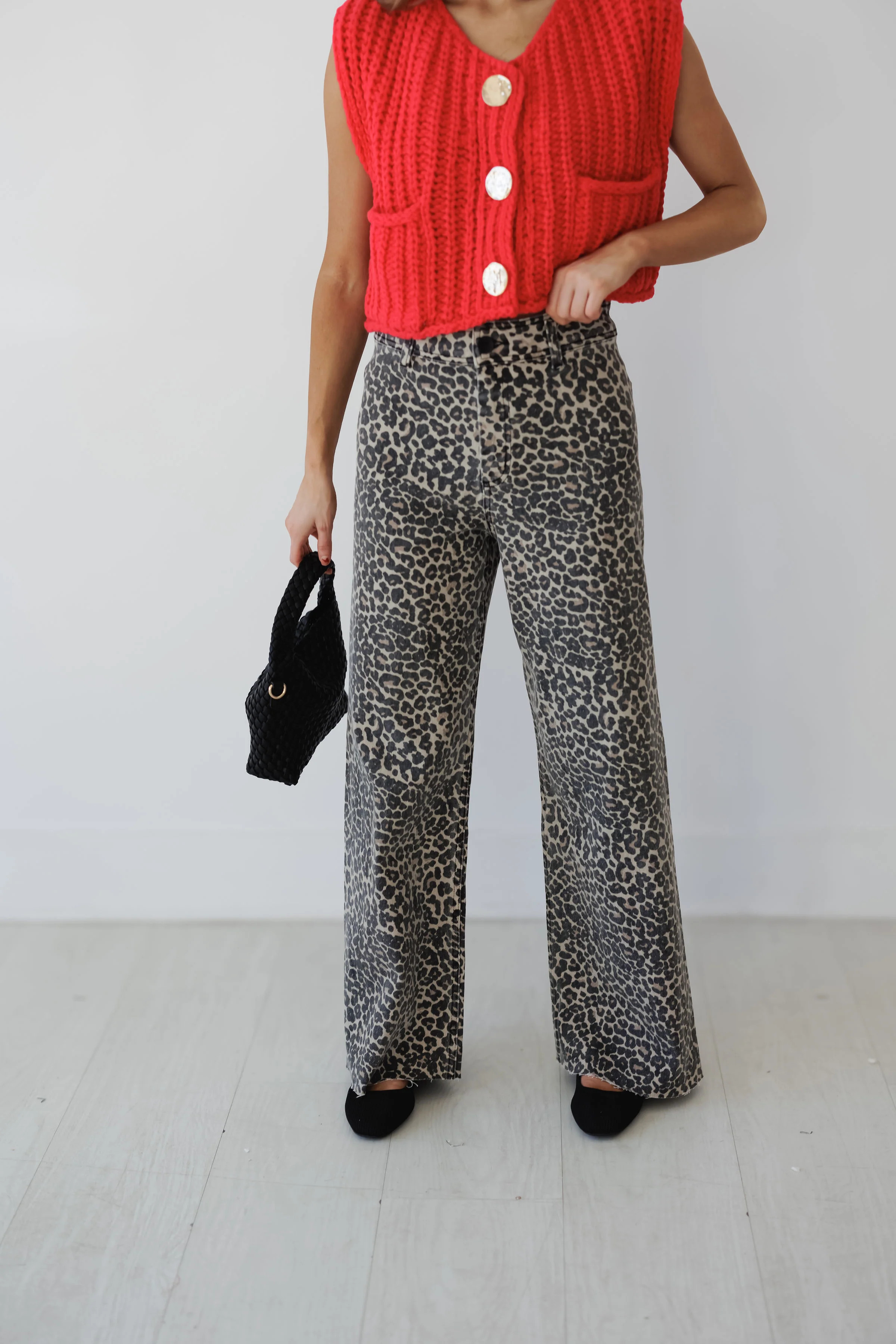 Kaya Leopard Pants small | Landry Kate