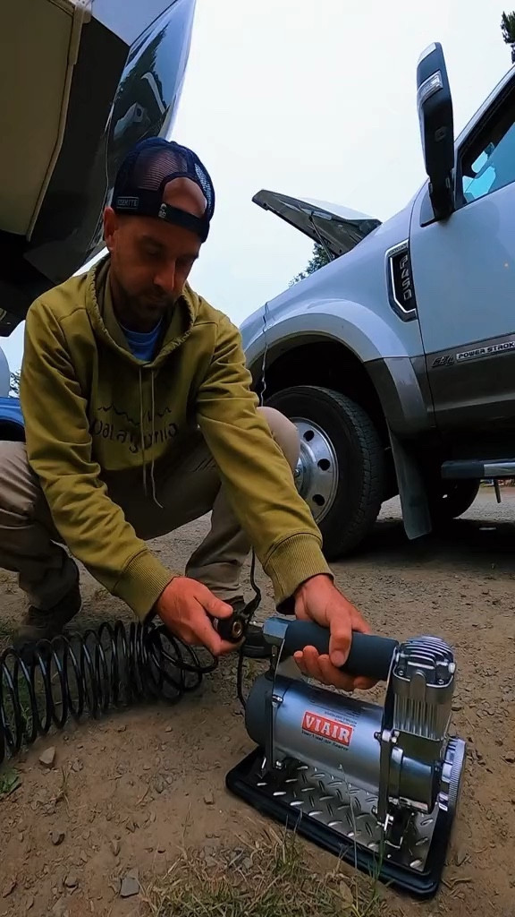 Two options for checking the tire pressure on your RV or camper. The Viair is great because it can also fill tires that require a higher psi. 

#tires #camping 

#LTKtravel