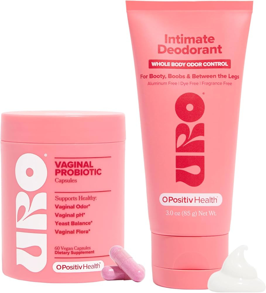 URO Vaginal Probiotic and URO Intimate Deodorant Bundle | Amazon (US)