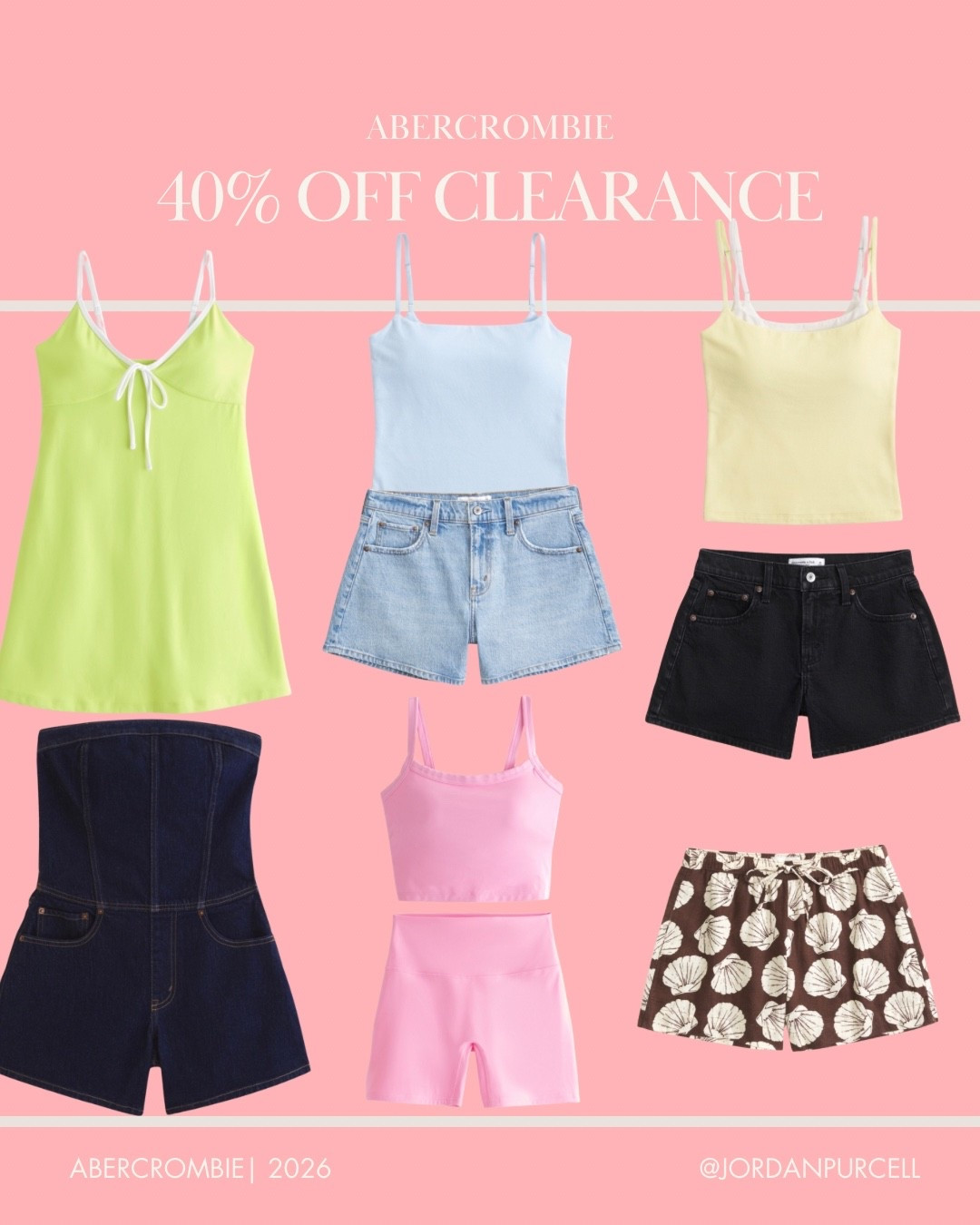 Recent Abercrombie order last day for 40% off of clearance 