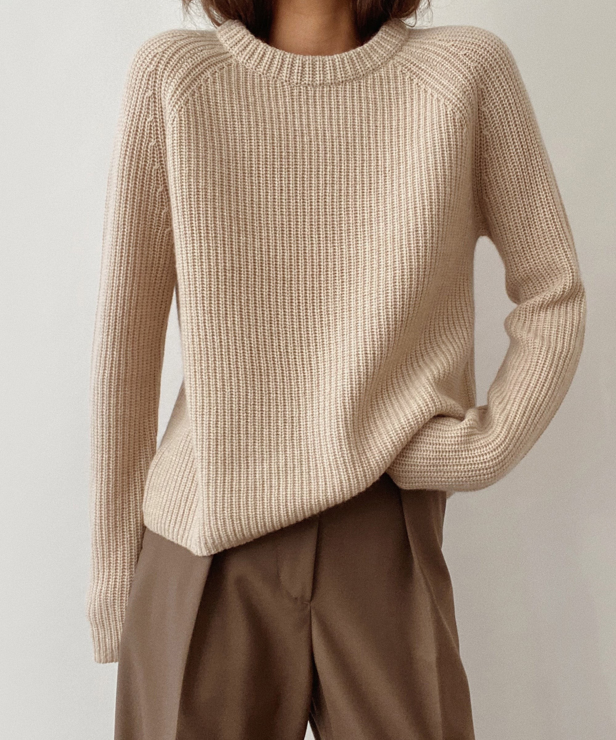 Cashmere Fisherman Sweater | Jenni Kayne