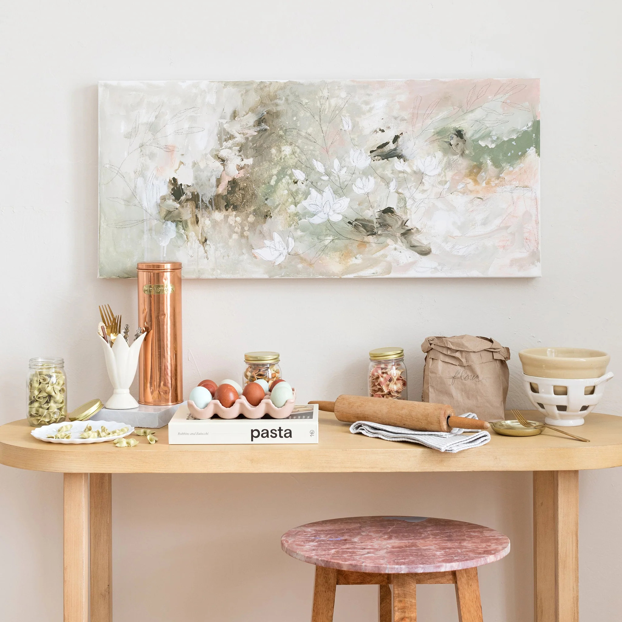 Magnolia | Canvas | Lindsay Letters, LLC