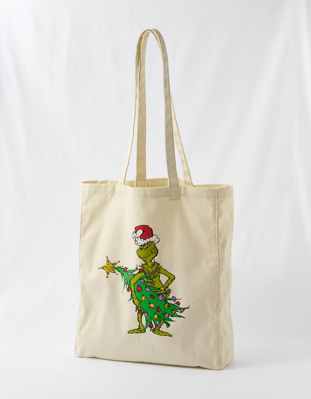 AE Grinchmas Tote | American Eagle Outfitters (US & CA)