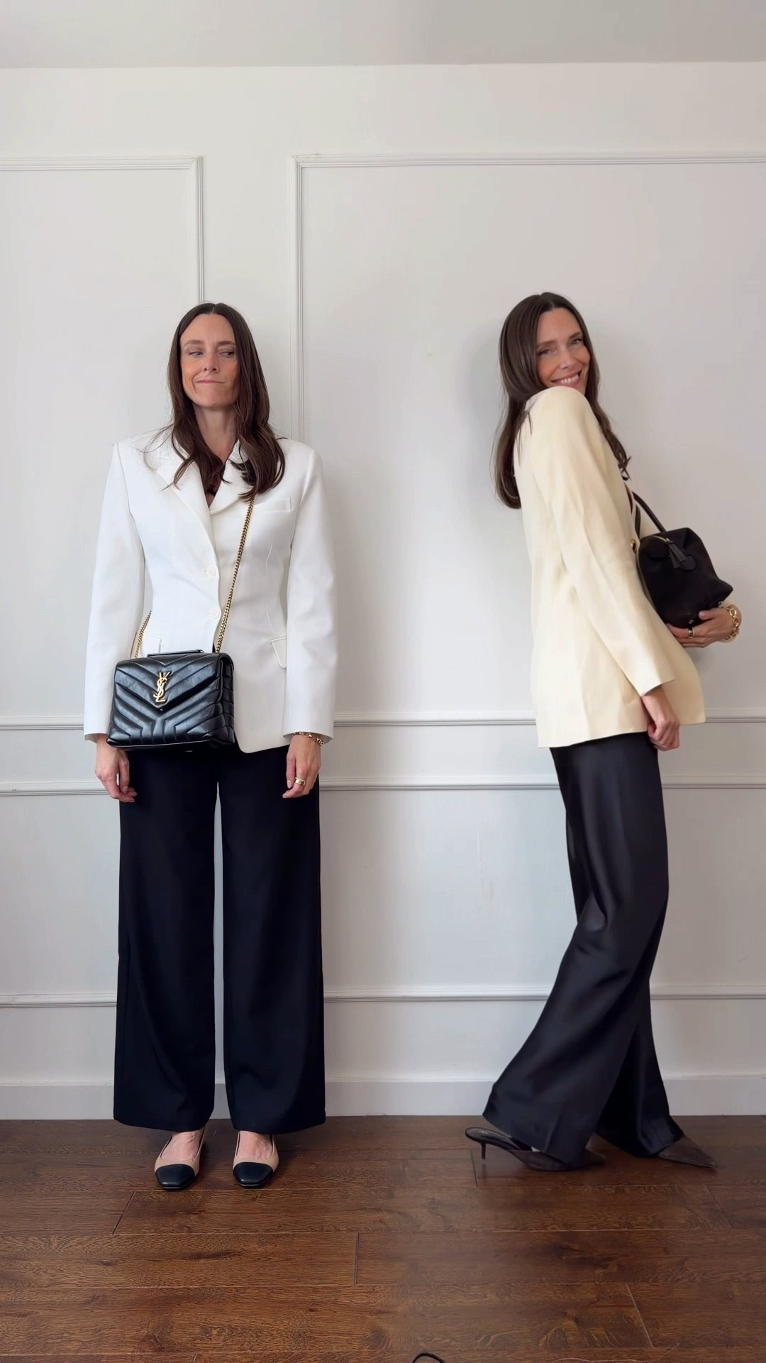 I wear a 10 long in the trousers and a UK 8 in the jacket 

Spring outfit, satin trousers, cream blazer, lunch outfit, brunch outfit

#LTKootd #LTKgrwm #LTKTall