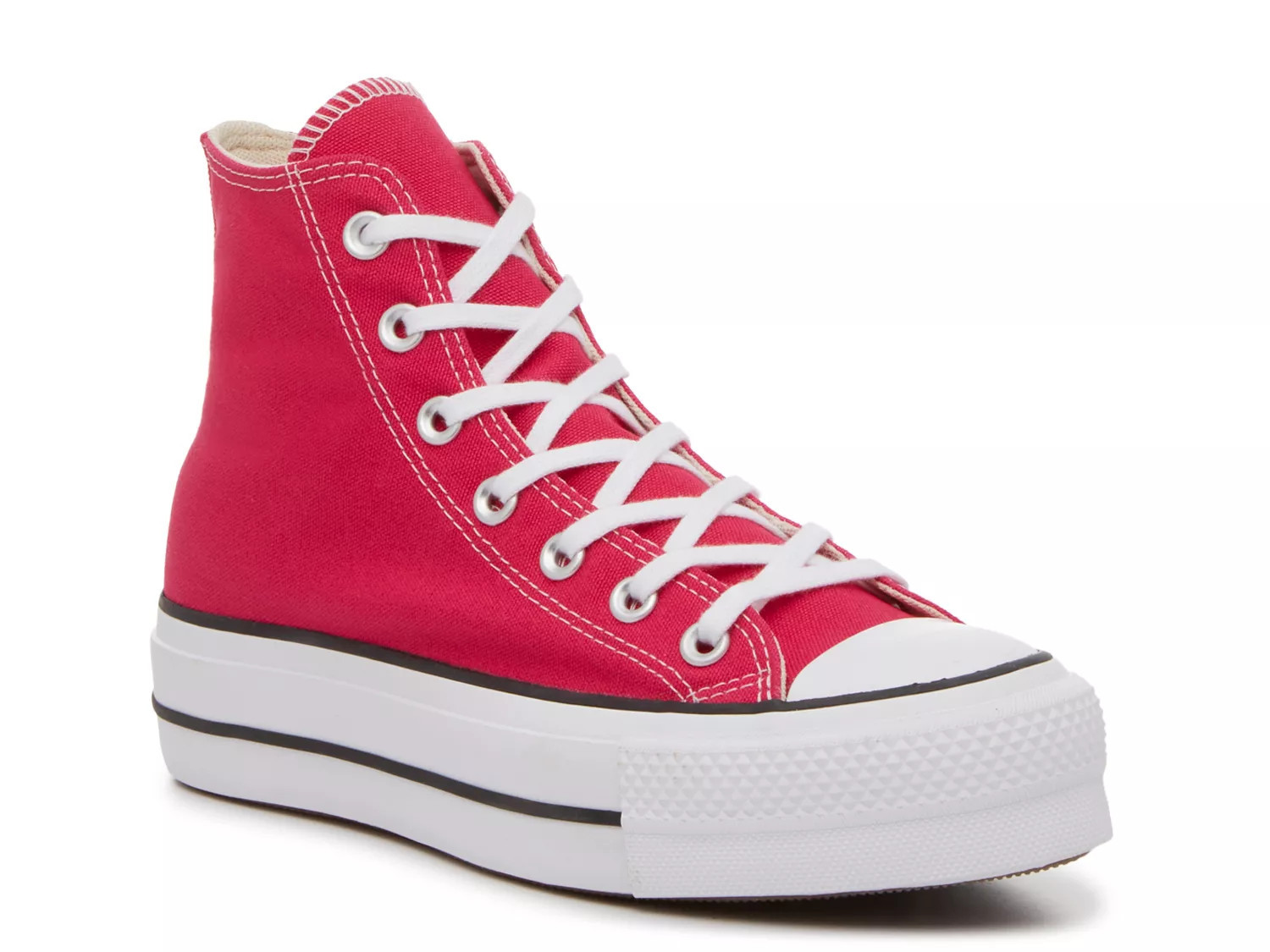 Converse Chuck Taylor HighTop Platform Sneaker | Women's | Bright Pink | Size 6 | Sneakers | DSW