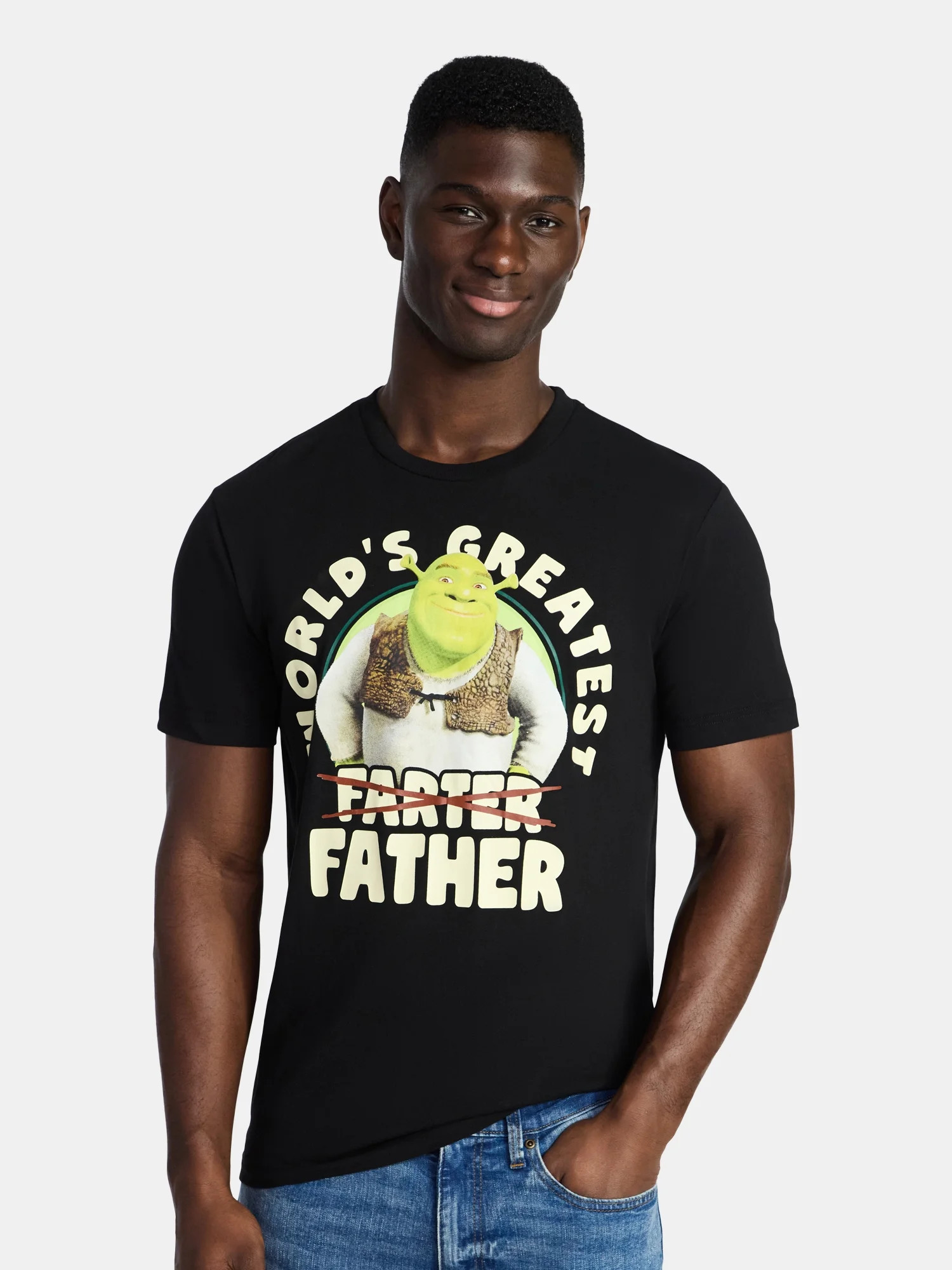 Shrek Men's and Big Men's Father's Day Graphic Tee, Sizes XS-5XL | Walmart (US)