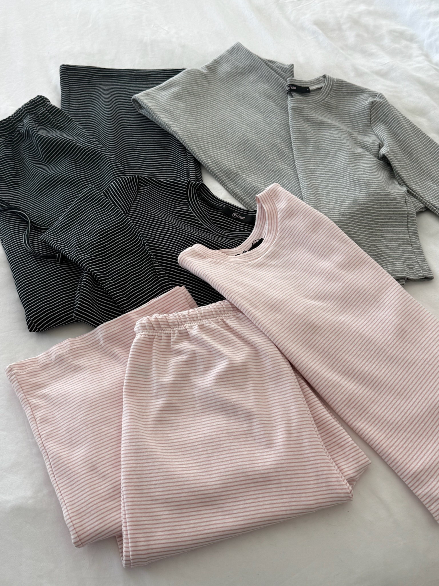 Love these striped matching sets!  On sale 30% off with my code! Code: KMDUFUFH

I have size small 

Valentines pajamas, lounge outfit, matching set, travel outfit 

#LTKFindsUnder50 #LTKootd #LTKSaleAlert