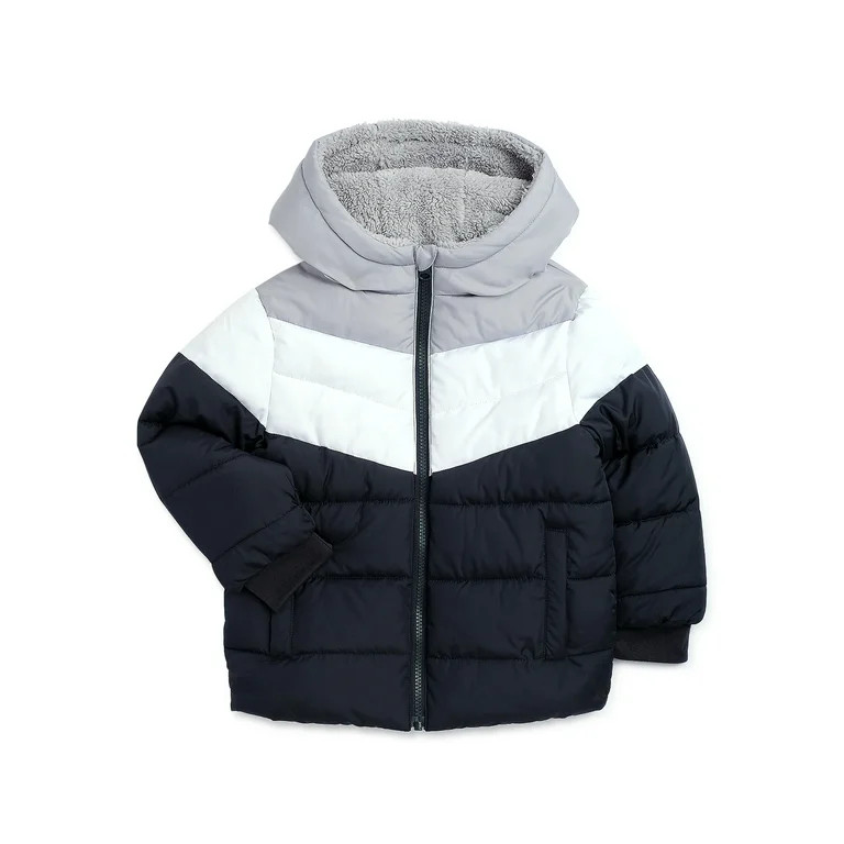Swiss Tech Baby and Toddler Boys Heavyweight Puffer Jacket, Sizes 12M-5T - Walmart.com | Walmart (US)