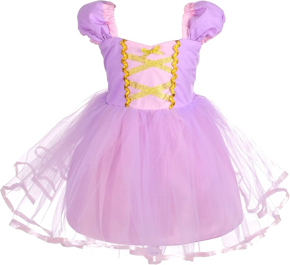 Dressy Daisy Princess Costumes Birthday Fancy Halloween Xmas Party Dresses Up for Girls Size 5 | Amazon (US)