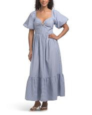 Seashell Hardware Striped Maxi Dress | TJ Maxx