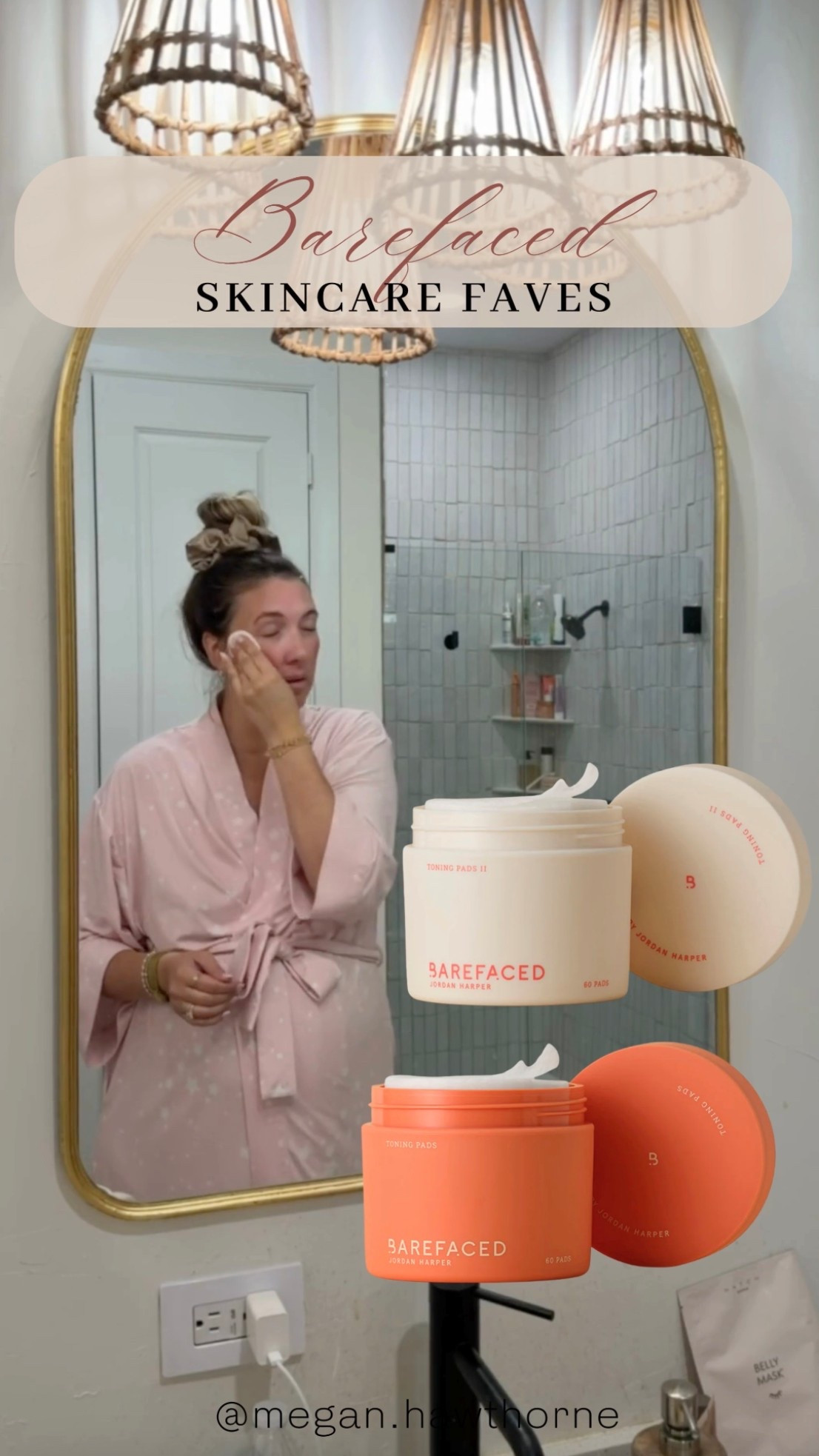 I’ve been loving the Barefaced toning pads for over a year now. I use the toning pads II, but if you’re new to them, definitely start with one and build up your tolerance. 

They keep my skin feeling exfoliated and looking glowy ✨ 