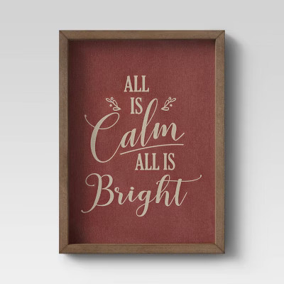 Comfort and Joy Framed Print White - Threshold™ | Target