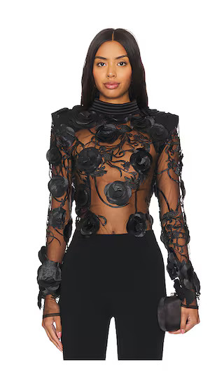 One More Kiss Dear Top in Black | Revolve Clothing (Global)