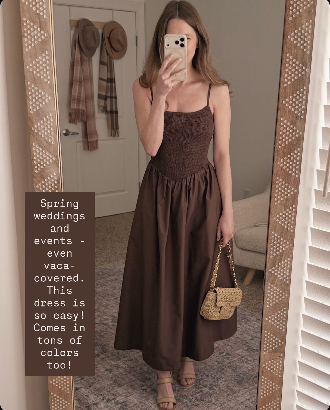 The kind of dress that works for spring weddings, vacations, and everything in between ✨

spring wedding guest dress women, brown midi dress outfit, vacation dinner dress women, lightweight summer dress women, neutral event dress women, warm weather wedding guest dress, elegant casual dress women, travel friendly midi dress

#LTKOver40 #LTKTravel #LTKWedding