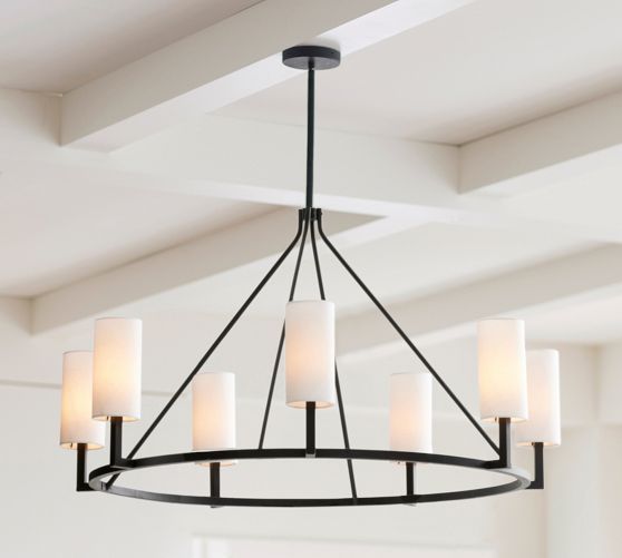 Ian Metal Round Chandelier | Pottery Barn (US)