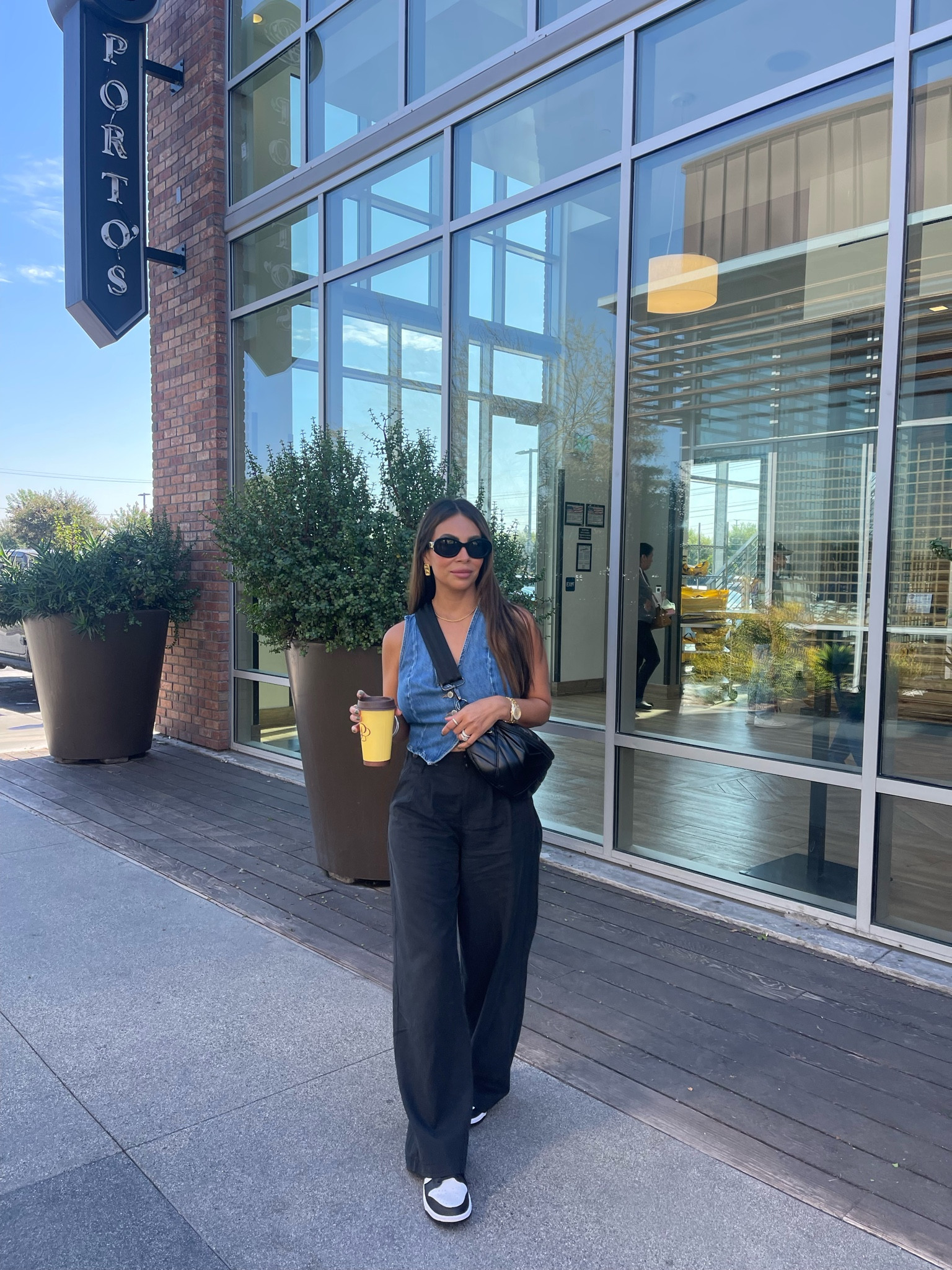 
Disney ootd //  Zara vest wearing XS refs Mid-blue | 6147/190
Denim vest
Wide leg pants 
Women panda dunks 
Women sneakers
Nike panda
Fall fashion
Belt bag 
Coffee 
Fall fashion 
Outfit idea 
Mom style 
Casual outfit 
Petite fashion 
Panda sneakers 
jeans 
Fall outfits

#denimvest #croppedvest #trending #denim #denimfashion #womensneakers #widelegoants #petitefashion #madewell #zarafashion #dunks #pandas #nikewomen #momstyle #falloutfitidea #casualoutfit #beltbag #denimveststyle #nikepanda 
 

#LTKtravel #LTKstyletip #LTKfindsunder100