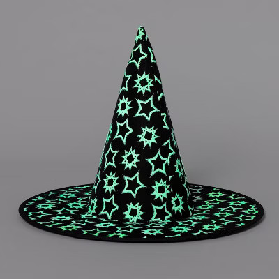 Kids' Glow in the Dark Witch Hat Halloween Costume Headwear - Hyde & EEK! Boutique™ | Target