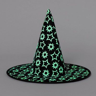 Kids&#39; Glow in the Dark Witch Hat Halloween Costume Headwear - Hyde &#38; EEK! Boutique&#8482; | Target