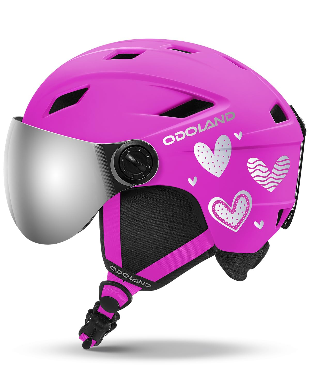 Odoland Kids Ski Helmet with 2-in-1 Visor Goggles for Boys & Girls, Adjustable Snowboard Helmet w... | Amazon (US)