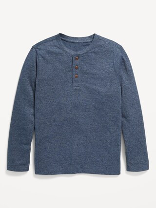 Softest Long-Sleeve Henley T-Shirt for Boys | Old Navy (US)
