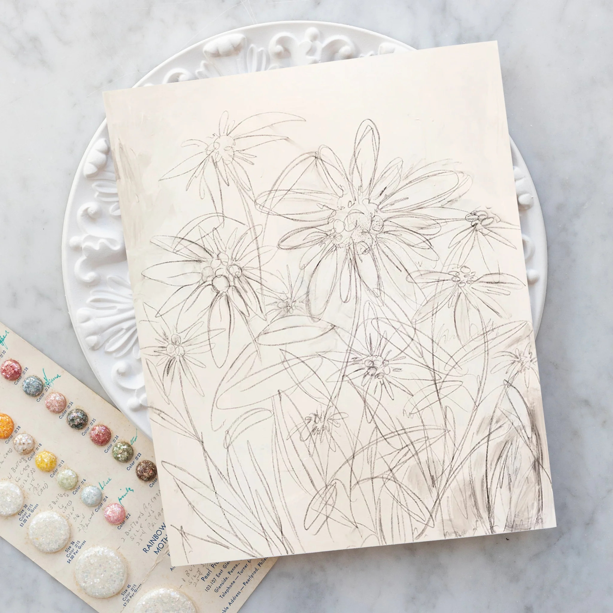 Edelweiss Luxe Art Print | Lindsay Letters, LLC