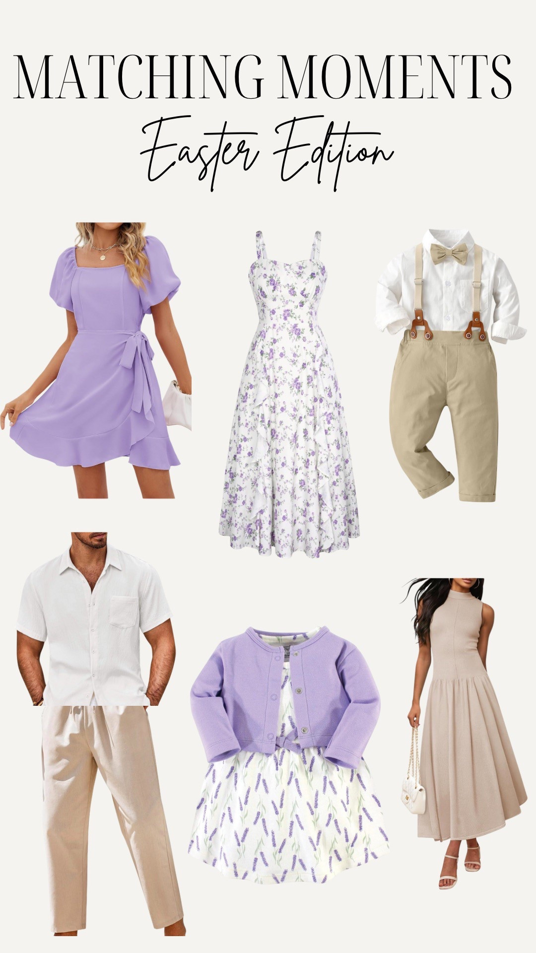 Lavender love for Easter Sunday 💜✨ Because twinning with your little ones is always a good idea! Whether you’re headed to brunch, church, or just snapping cute family pics — these outfits will have the whole crew looking perfectly coordinated.

#LTKMens #LTKFamily #LTKKids