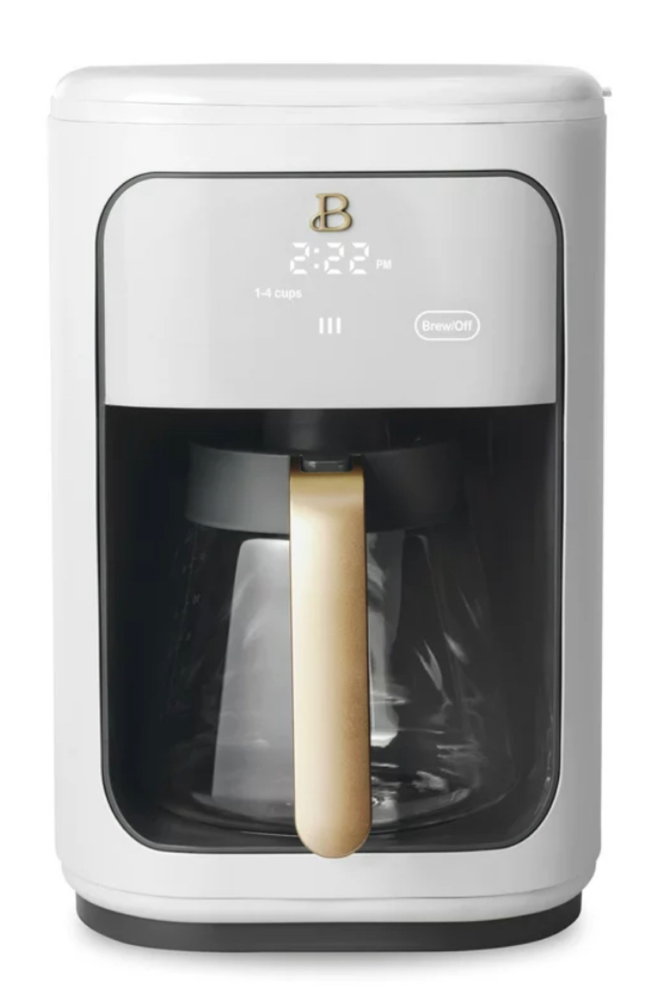 Beautiful 14 Cup Programmable Touchscreen Coffee Maker, White Icing by Drew Barrymore
#ltkcoffee #ltkwalmart 