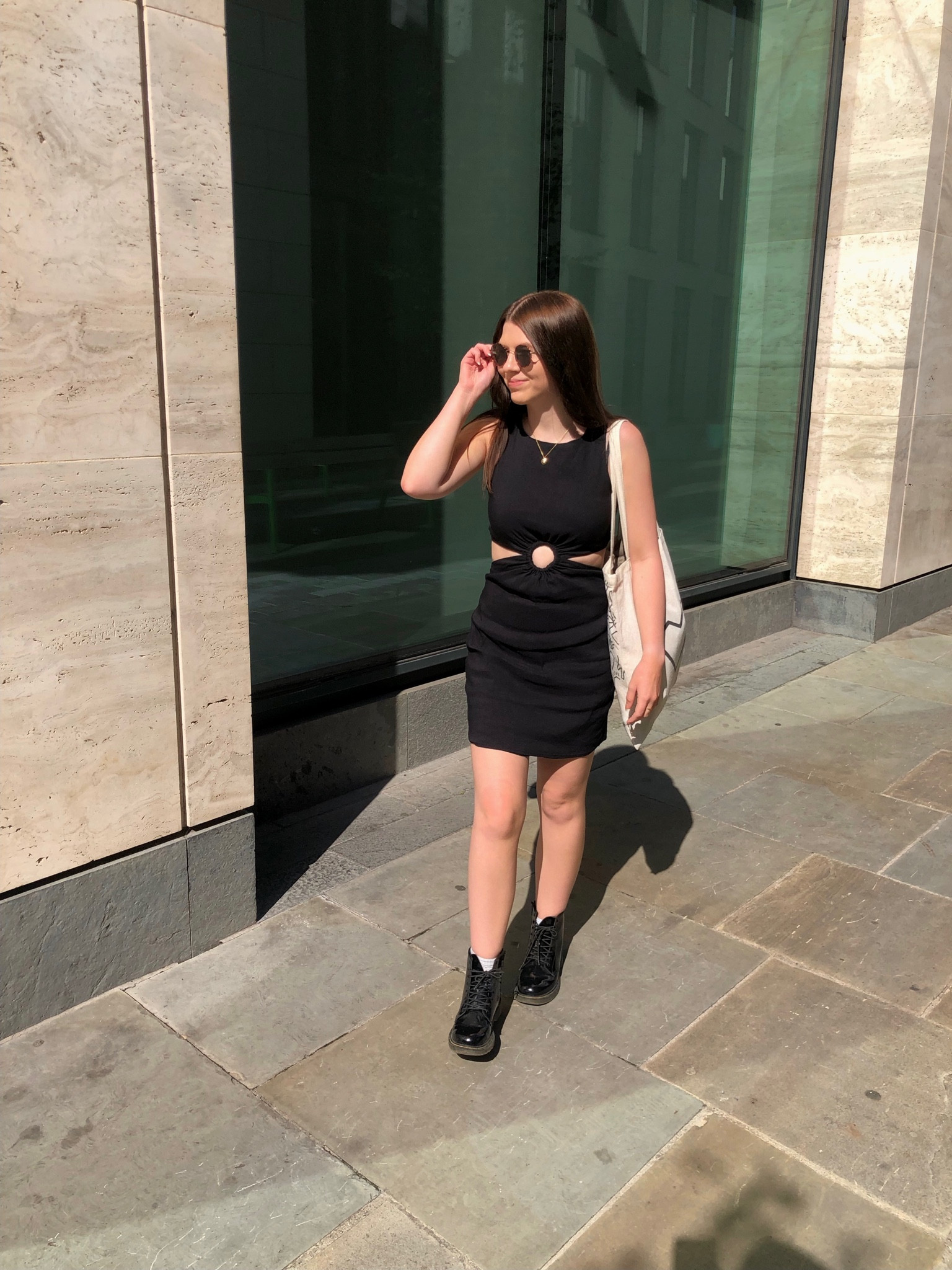A moment for this linen Zara dress ✨

• biker jacket, faux leather jacket, scarf style, black outfit, basic outfit, neutral style, petite fashion, petite outfit inspo, outfit inspiration, street style, dr marten boots, dr martens, summer outfit •

#LTKSeasonal #LTKstyletip #LTKsalealert