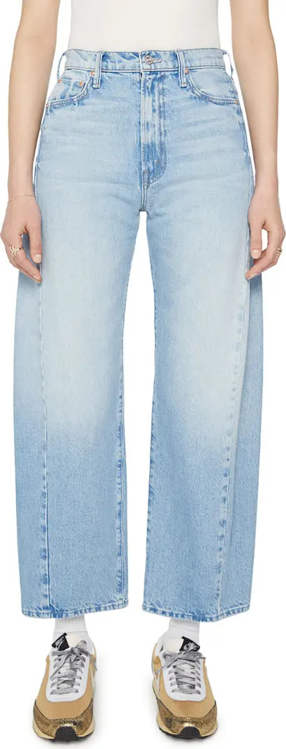 MOTHER The Half Pipe Sneak High Waist Wide Leg Jeans | Nordstrom | Nordstrom