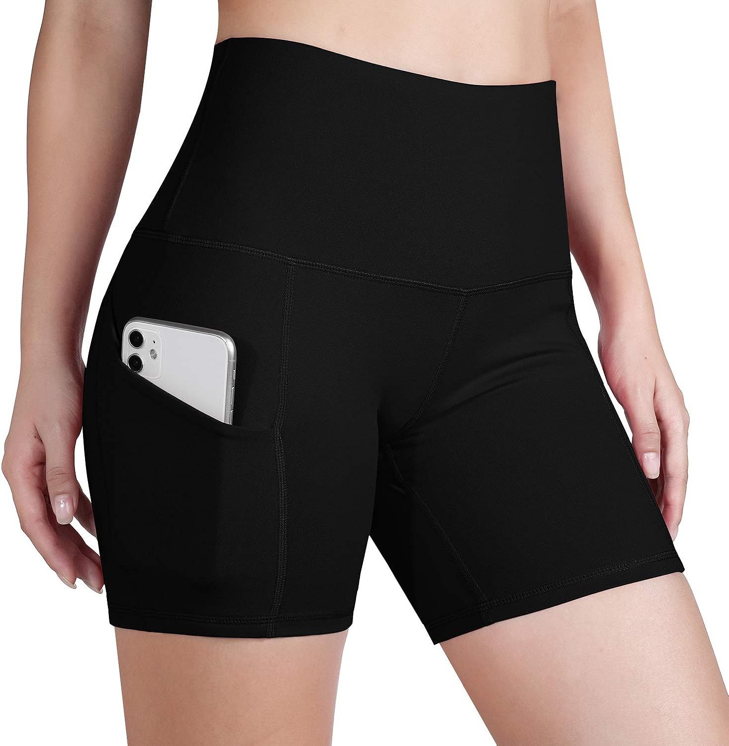 ODODOS Women's Out Pockets High Waisted Workout Shorts, Yoga Athletic Cycling Hiking Sports Short... | Amazon (US)