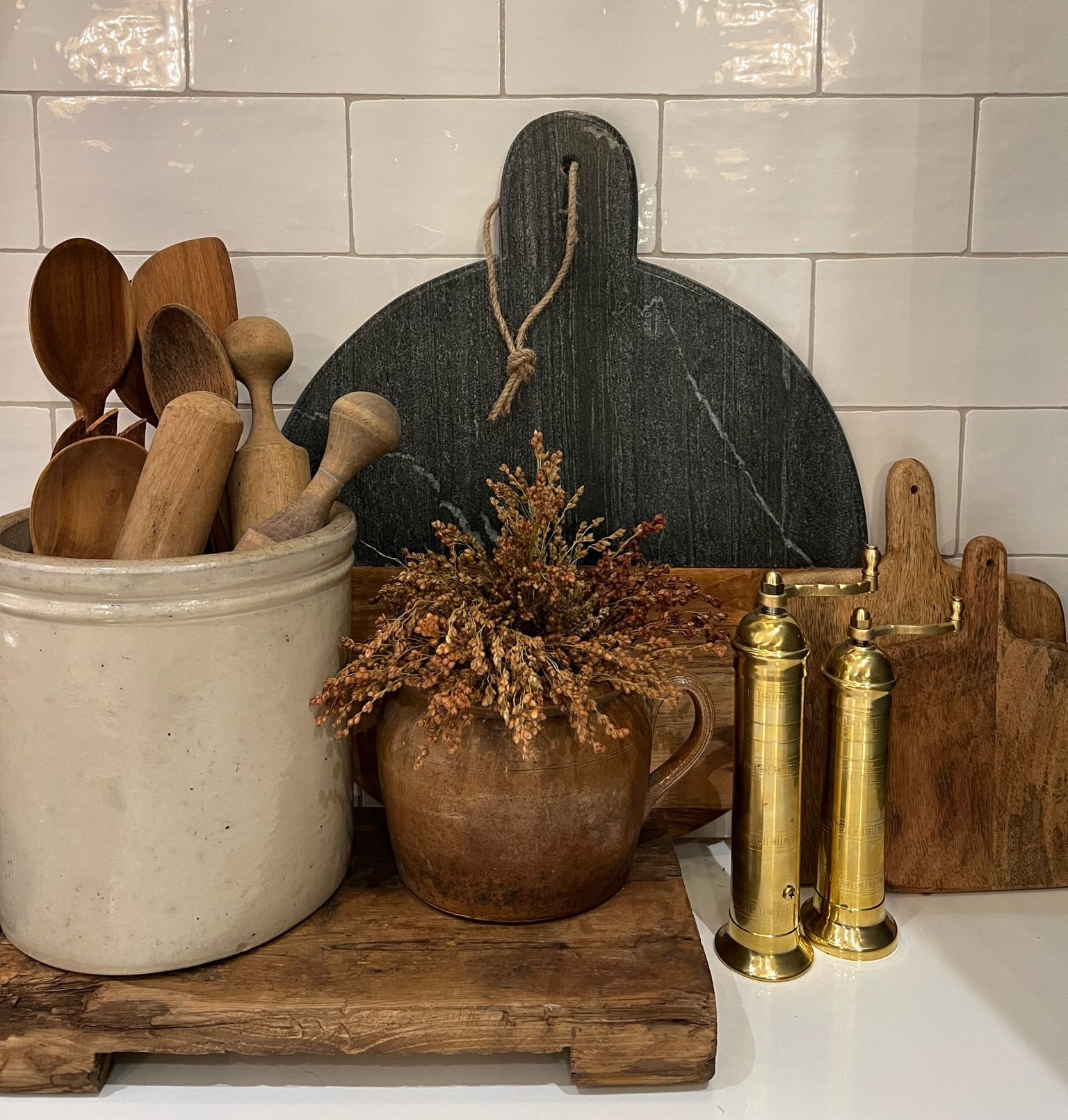 Kitchen styling with my favorite pieces to add character in our kitchen 

#LTKstyletip #LTKhome #LTKunder100