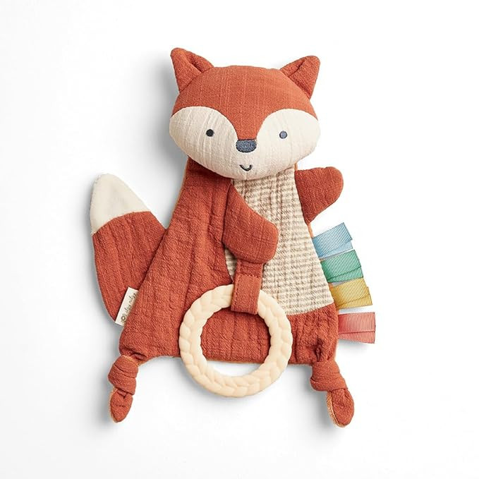 Itzy Ritzy - Bitzy Crinkle Sensory Toy Fox with Crinkle Sound for Babies & Toddlers - Features So... | Amazon (US)