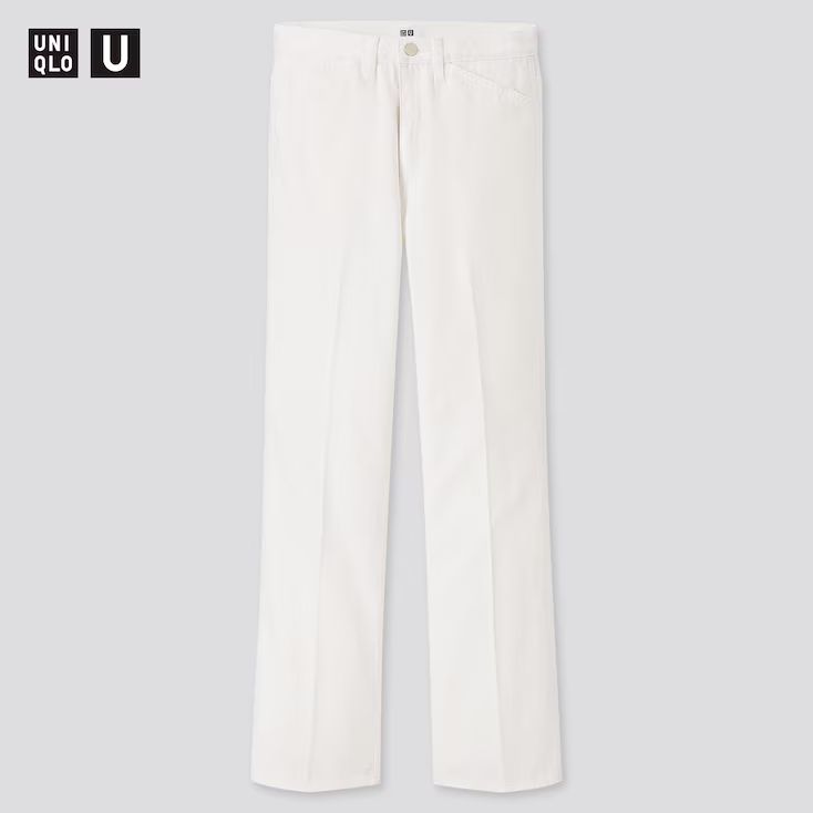 UNIQLO Women's U Flare Jeans, White, 30 in. | UNIQLO (US)