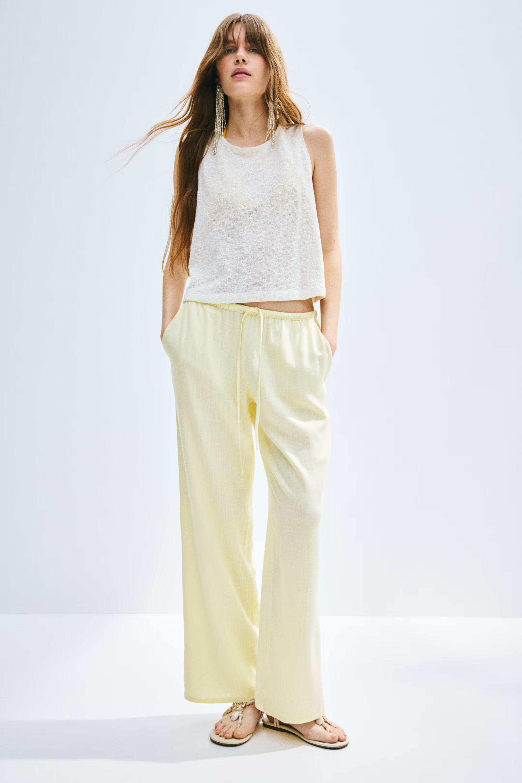 Straight-Leg Drawstring Pants | H&M (US + CA)
