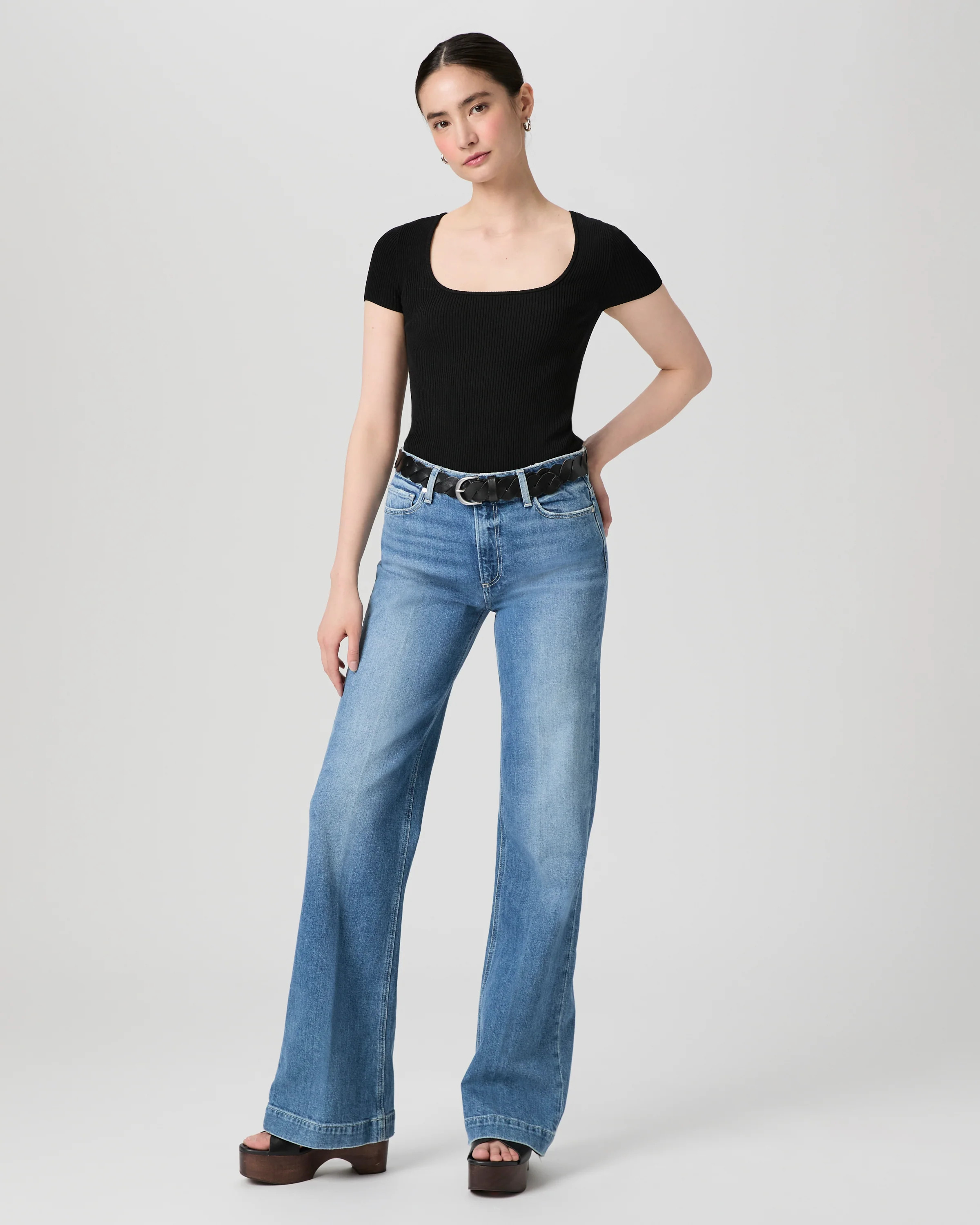 Leenah Wide Leg Jean | Paige