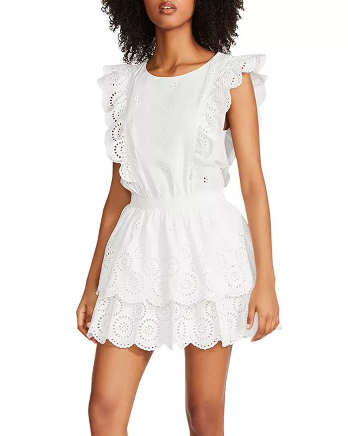 Jayda Eyelet Mini Dress | Bloomingdale's (US)