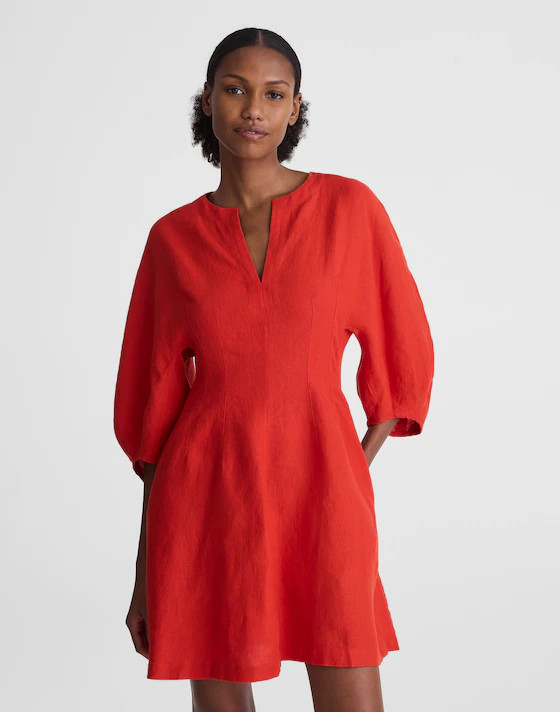 Splitneck Mini Dress | Madewell