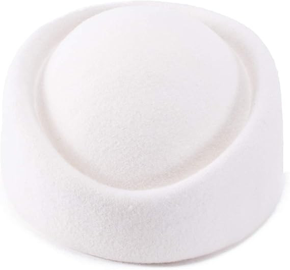 Lawliet Cocktail Fascinator Base Wool Air Hostesses Pillbox Hat Millinery Making A139 | Amazon (US)