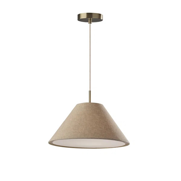 Finley 1 - Light Antique Brass Single Pendant | Wayfair North America