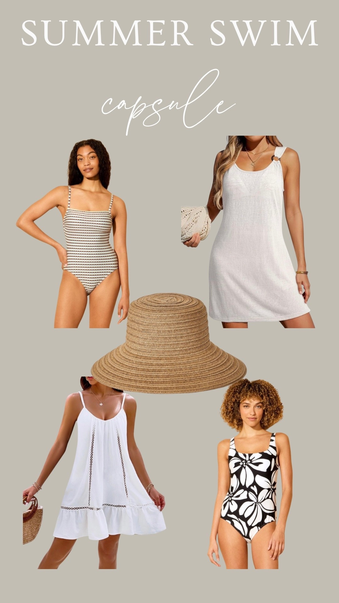 A simple capsule wardrobe for your summer swim🌊🩷

#LTKSeasonal #LTKSwim